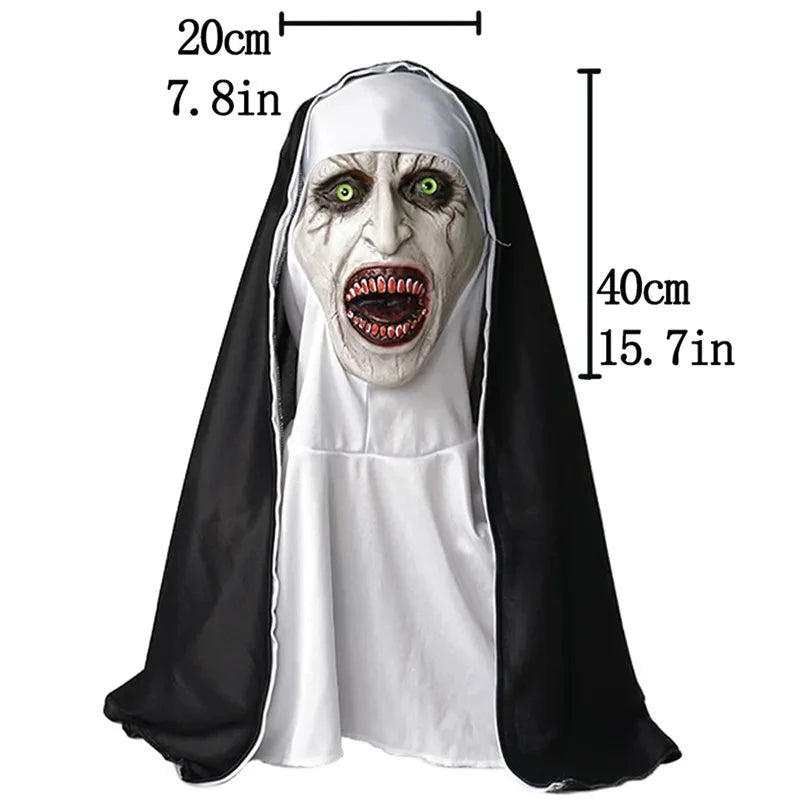 Horror Nun Mask
