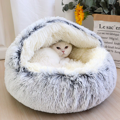 CozyNook Bed™   Plush Pet Haven