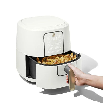 Drew Barrymore's 6-Qt White Icing Air Fryer
