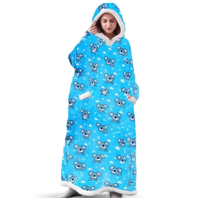 CozyChill Oversized Hooded Blanket