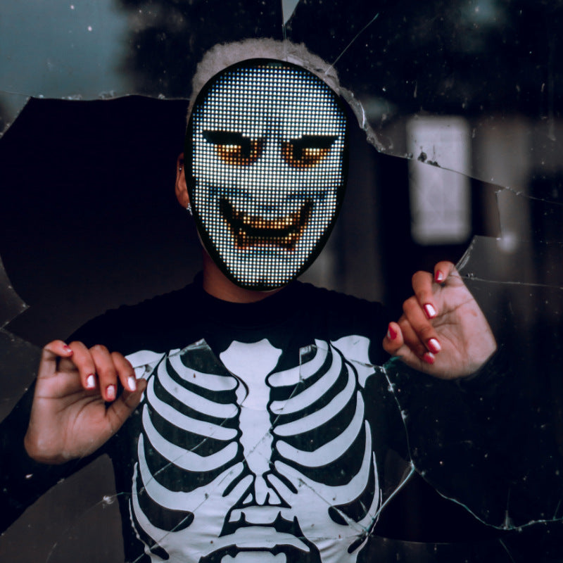 LED Smart Halloween Mask